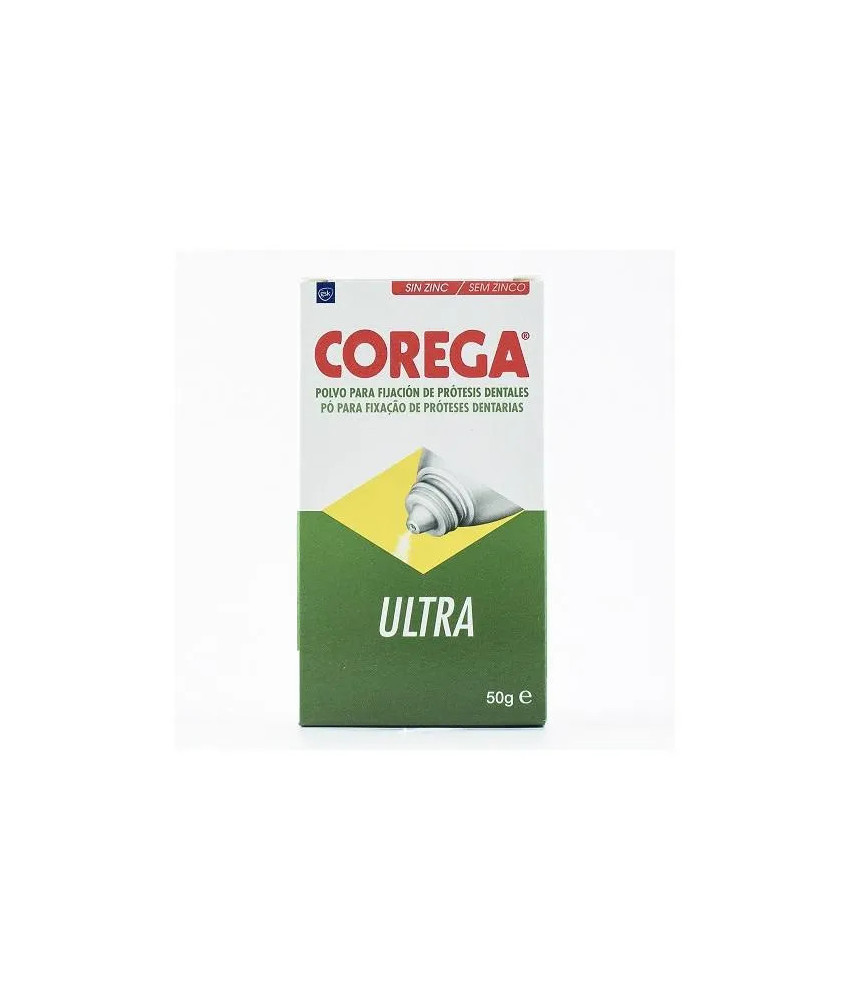 Poudre Ultra-Adhésive Corega® 50g: Fixation Puissante