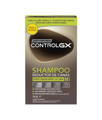 Shampooing réducteur de cheveux gris Just for Men Control GX 118ml