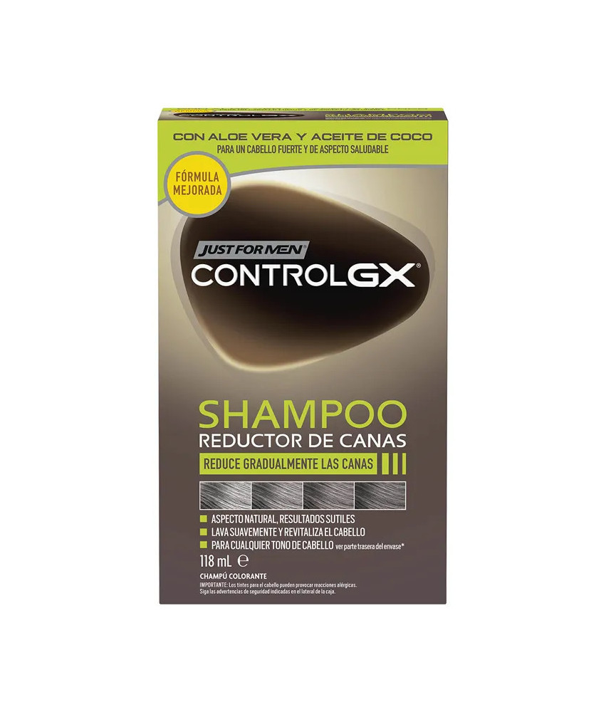 Shampooing réducteur de cheveux gris Just for Men Control GX 118ml