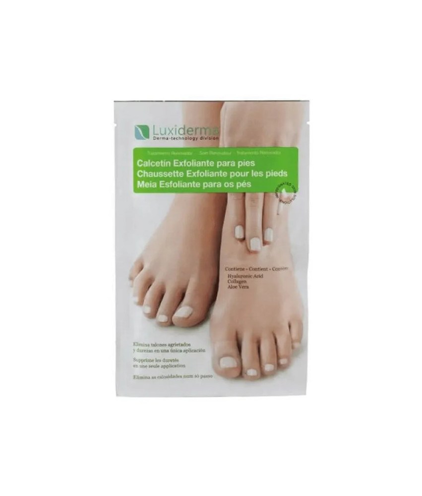 Chaussettes Exfoliantes Luxiderma: Pieds Doux en 2 Units
