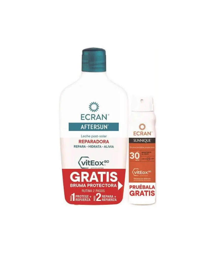 Coffret Ecran Aftersun & Sunnique SPF30 - Protection Solaire