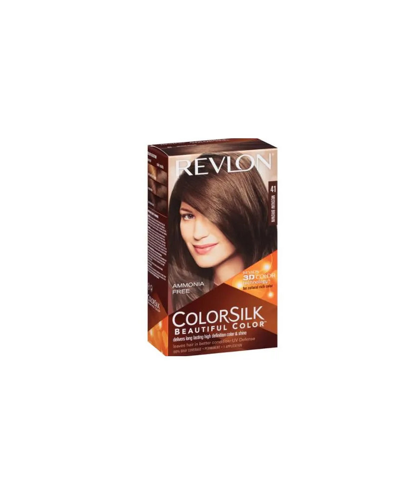 Revlon Colorsilk Sans Ammoniaque 41 brun moyen