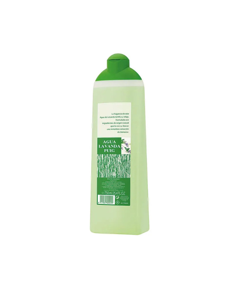 Eau de Cologne Puig Agua Lavanda 750ml - Fraîcheur en bouteille