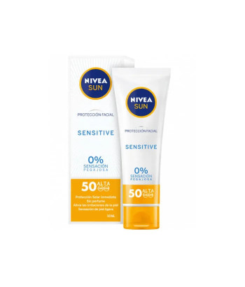 Protection solaire Nivea Sun Visage Sensitive SPF50 50ml