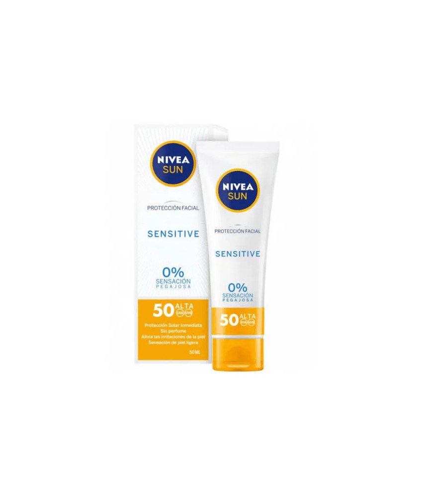 Protection solaire Nivea Sun Visage Sensitive SPF50 50ml