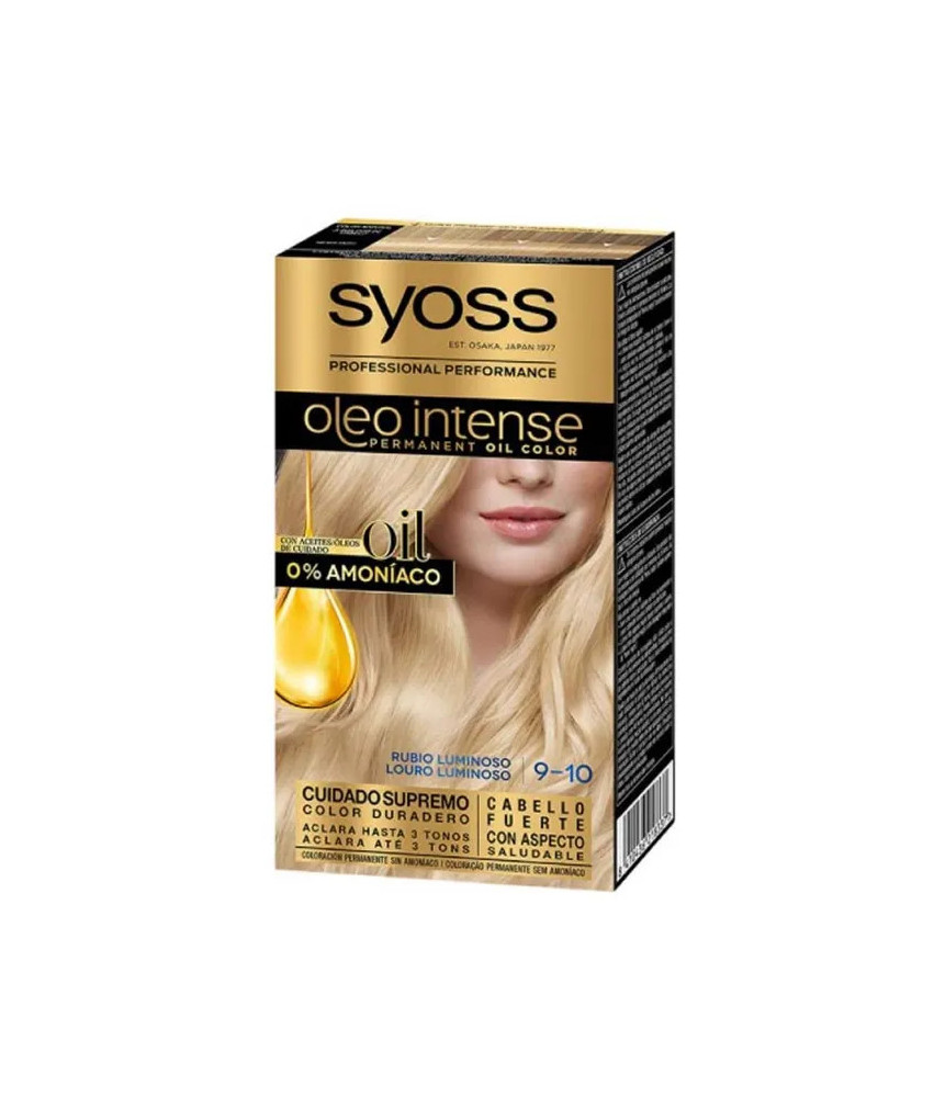 Syoss Oleo Intense Coloration Cheveux 9-10 Blond Lumineux