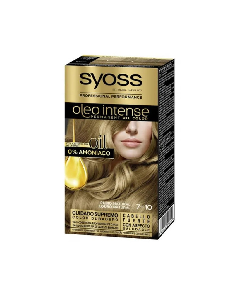 Coloration capillaire permanente Syoss Oleo Intense 7-10 Blond Naturel