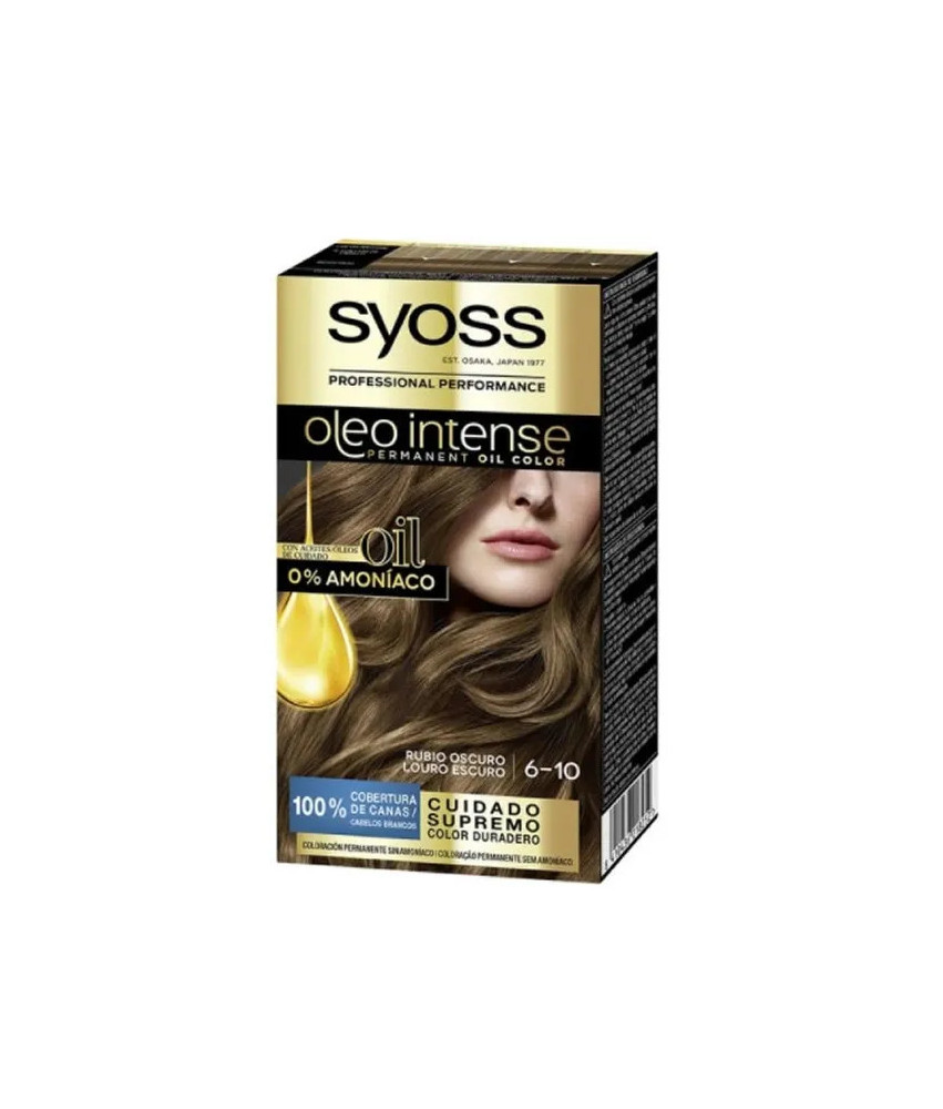 Syoss Oleo Intense: Coloration Permanente 6-10 Blond Foncé