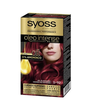 Coloration capillaire permanente Syoss Oleo Intense 5-92 Rouge Intense