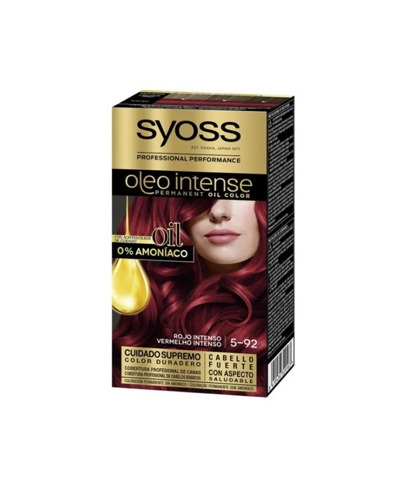 Coloration capillaire permanente Syoss Oleo Intense 5-92 Rouge Intense