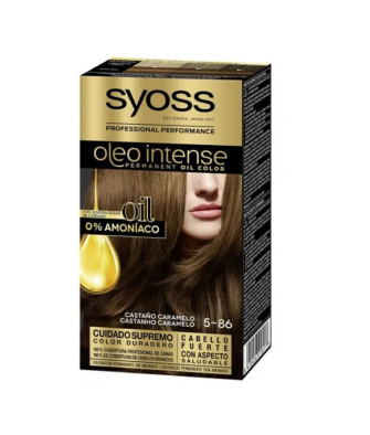 Syoss Oleo Intense - Couleur Cheveux Permanente 5-86 Marron Caramel