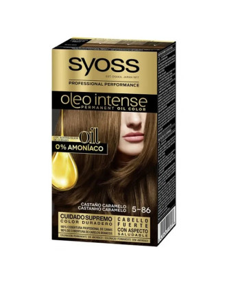 Syoss Oleo Intense - Couleur Cheveux Permanente 5-86 Marron Caramel