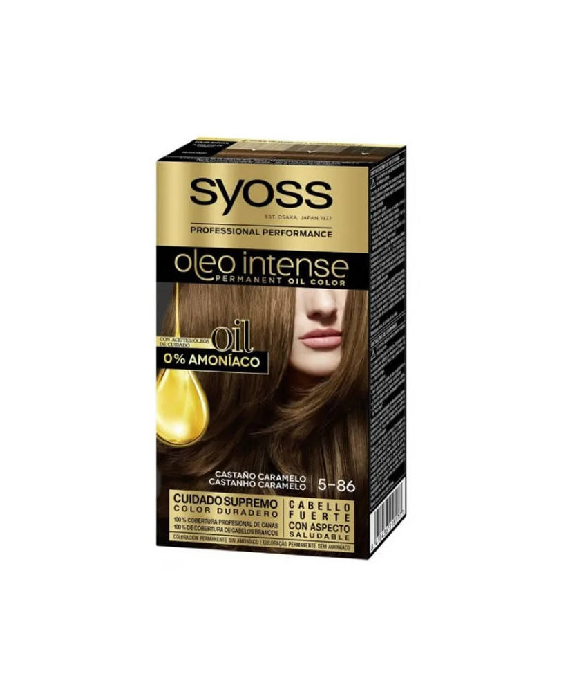 Syoss Oleo Intense - Couleur Cheveux Permanente 5-86 Marron Caramel