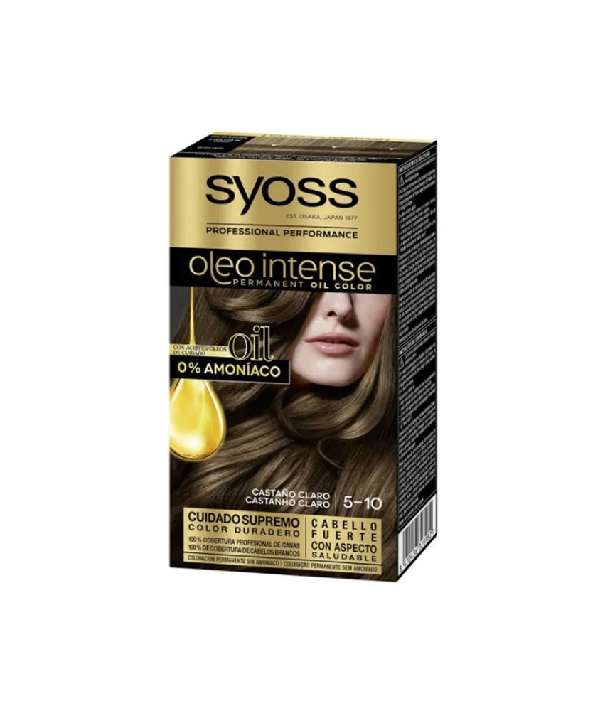 Syoss Oleo Intense: Coloration Cheveux Permanente 5-10 Brun Clair