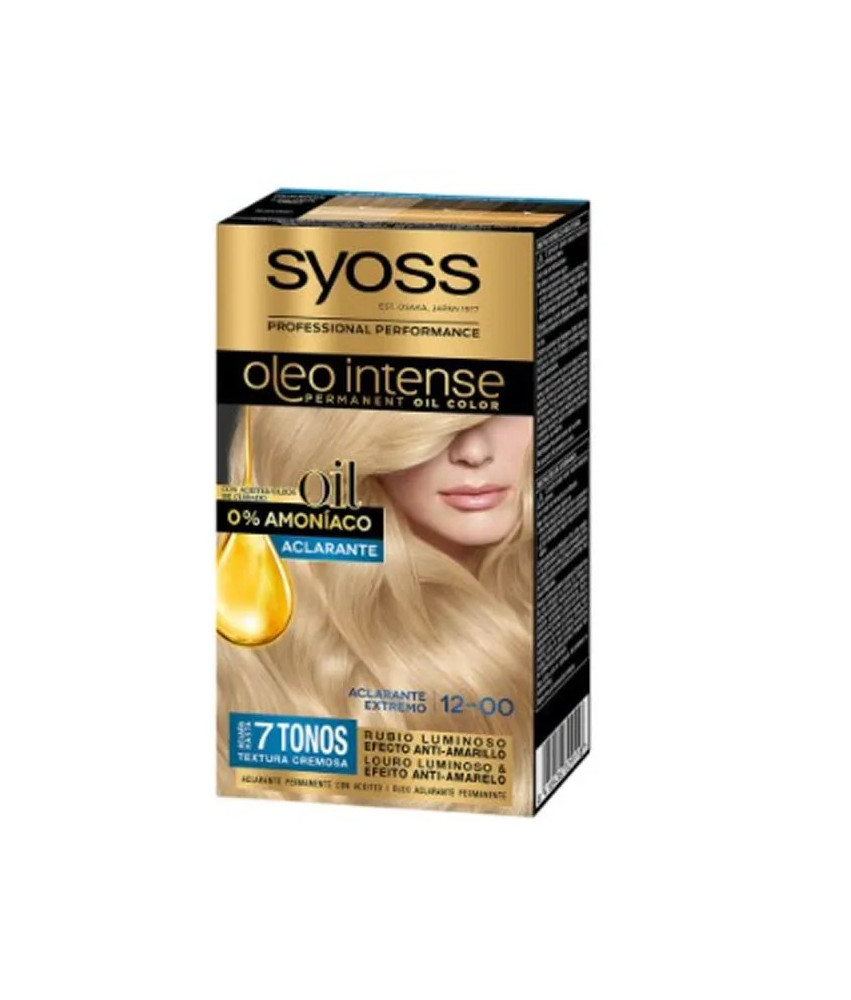 Coloration capillaire permanente Syoss Oleo Intense 12-0 - Blonde Ultra Clair