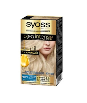 Coloration Cheveux Syoss Oleo Intense 10-50 Blond Cendré Clair