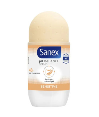 Déodorant Roll-On Sanex pH Balance Dermo Sensitive 50ml