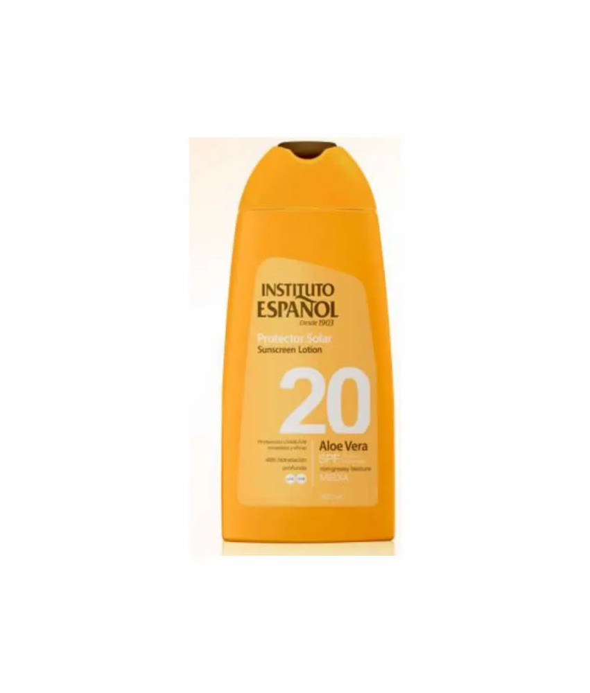 Lotion solaire Instituto Español Aloe Vera SPF20 300ml
