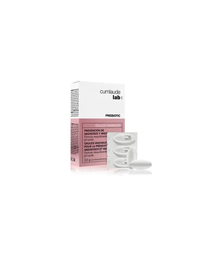 Ovules vaginaux Cumlaude Prebiotic pour une flore équilibrée