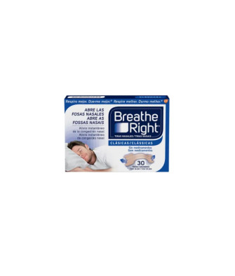Bandes Nasales Breathe Right, Taille Grande - 30 unités