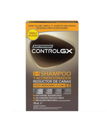Shampooing Réducteur de Cheveux Gris Just for Men Control Gx 118ml