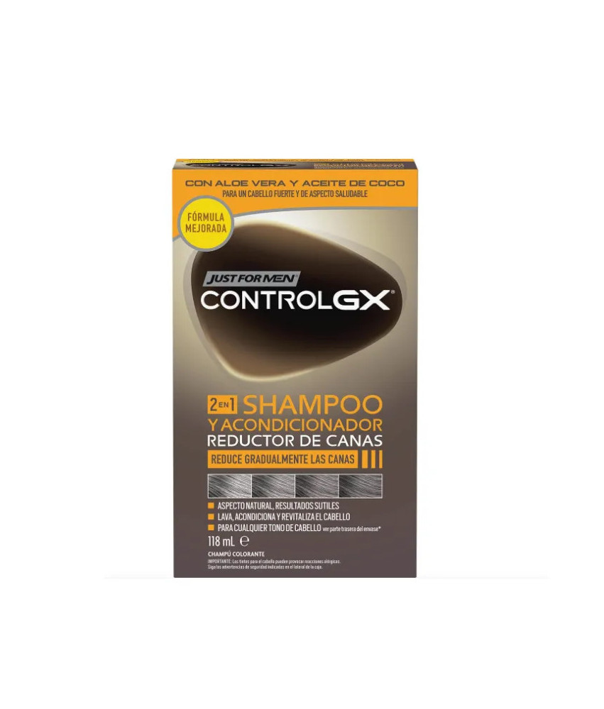 Shampooing Réducteur de Cheveux Gris Just for Men Control Gx 118ml