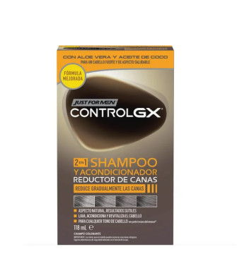 Shampooing Réducteur de Cheveux Gris Just for Men Control Gx 118ml