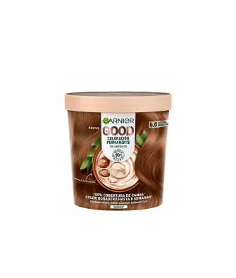 Garnier Good Coloration Permanente 6,0 Castaño Mocaccino - Couleur Longue Tenue