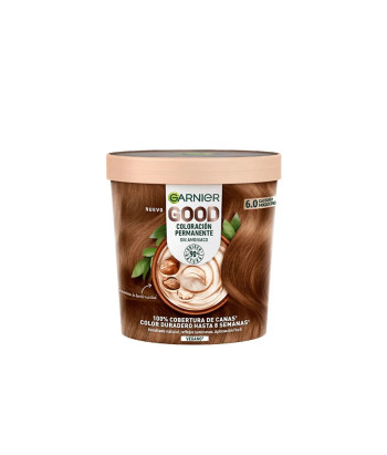 Garnier Good Coloration Permanente 6,0 Castaño Mocaccino - Couleur Longue Tenue