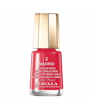 Vernis à Ongles Mavala Madrid 5ml - Couleur Éclatante