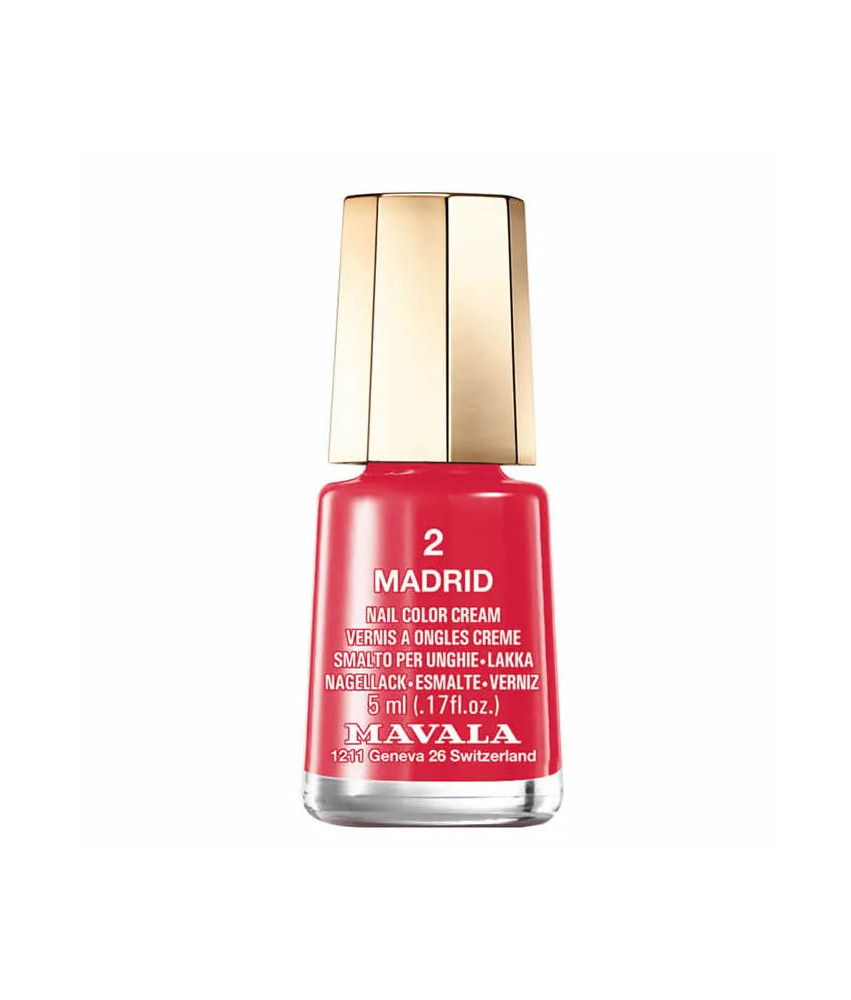 Vernis à Ongles Mavala Madrid 5ml - Couleur Éclatante
