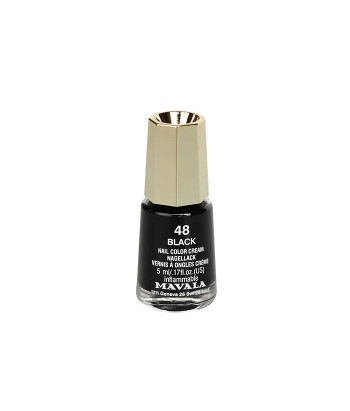 Vernis à Ongles Noir Mavala 48 - Couleur Intense de 5ml