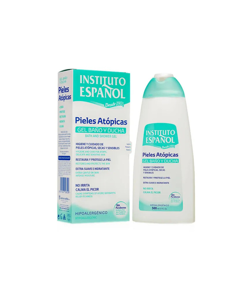 Gel Bain et Douche Atopique Peau 500ml - Instituto Español