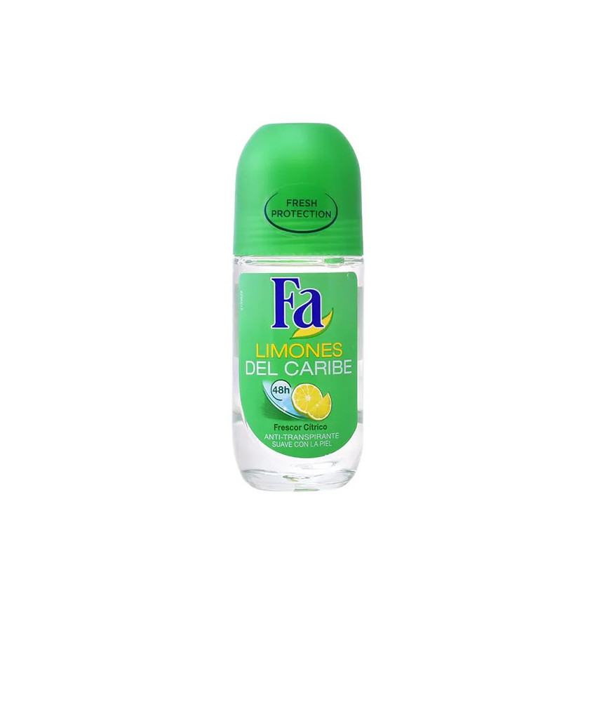 Fa Citrons Des Caraïbes Déodorant Roll-on 50ml: Fraîcheur tropicale agréable