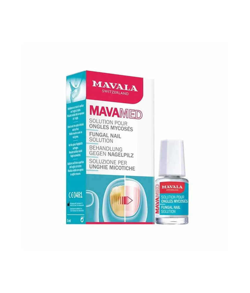 Solution efficace pour les ongles mycosés - Mavala Mavamed 5ml