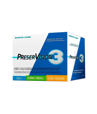 Bausch + Lomb Preservision 3 - 180 Capsules: protection pour les yeux