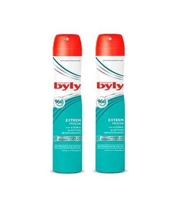 Duo de Fraîcheur: Déodorant Byly Extrem Frescor 2x200ml