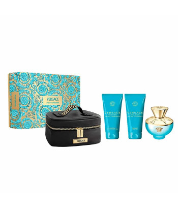 Coffret 4 produits Versace Dylan Turquoise 100ml Eau de Toilette