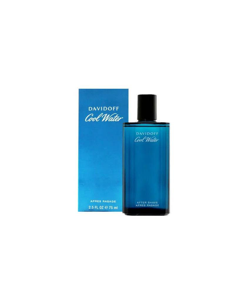 Après-rasage Davidoff Cool Water 75ml - Fraîcheur intense