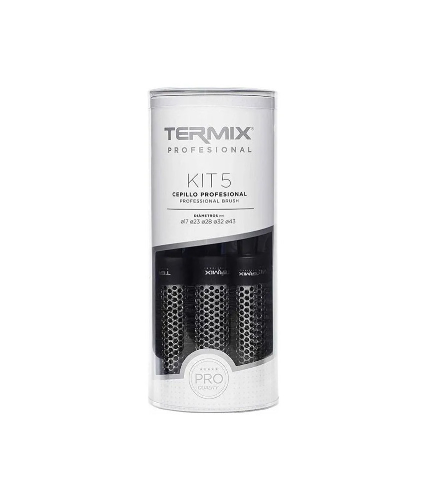 Kit de brosses professionnelles Termix 5 unités