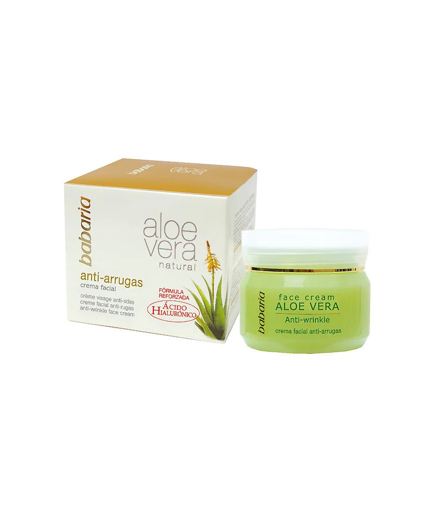 Crème Anti-Rides Aloe Vera 50ml - Babaria Naturel