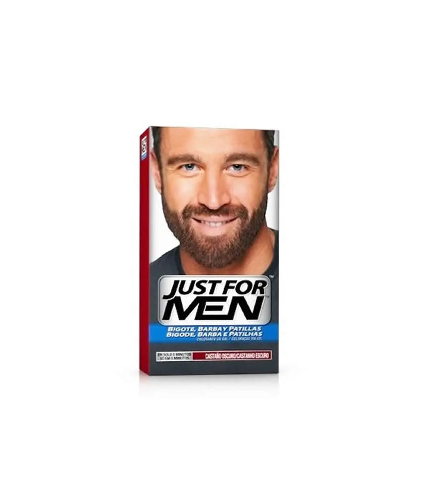 Sublimez votre style avec Just For Men Moustache et Barbe Châtain Foncé