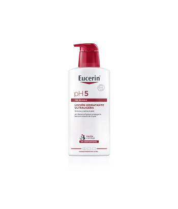 Hydratation légère avec la Lotion Eucerin pH5 Ultra 400ml