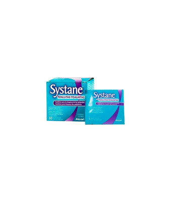 Lingettes stériles Alcon Systane pour les yeux 30 unités