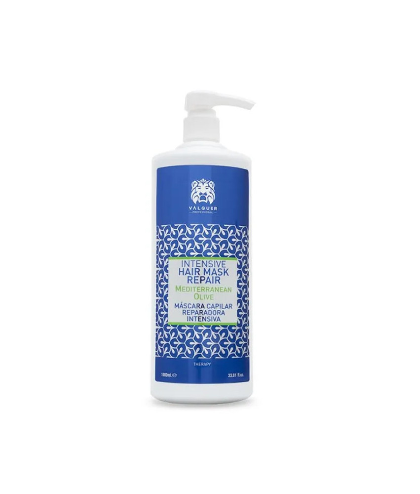 Masque capillaire réparateur intense à l'olive méditerranéenne Valquer 1000ml