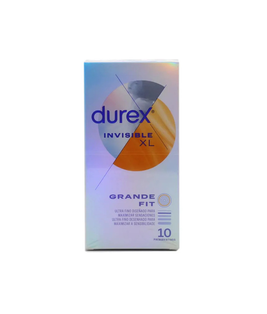 Durex Invisible XL: 10 préservatifs extra fins  
