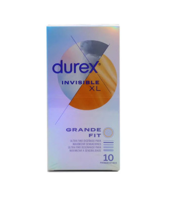Durex Invisible XL: 10 préservatifs extra fins  