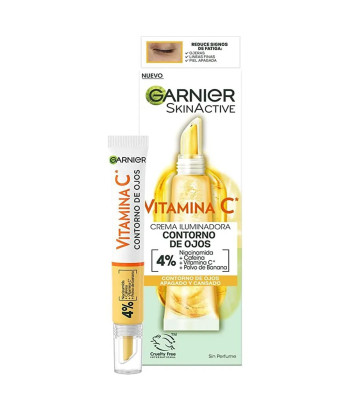 Illuminez votre regard avec la Crème Contour des Yeux à la Vitamine C Garnier 15ml