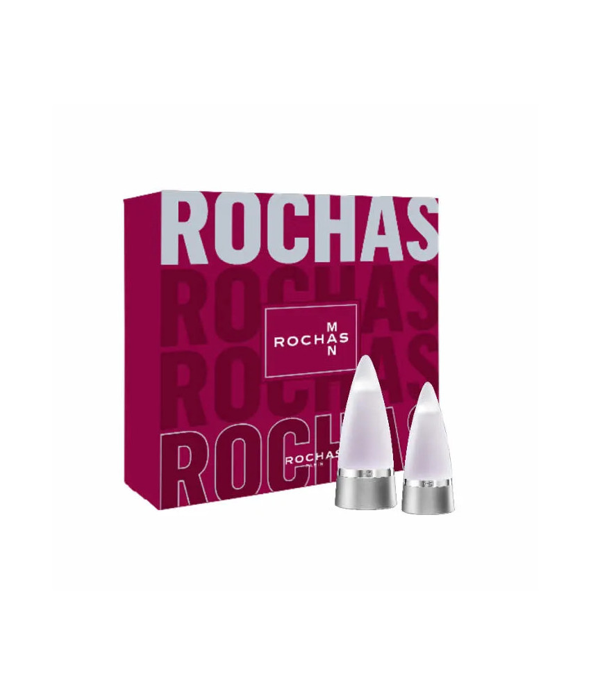 Ensemble cadeau Rochas Man 100ml: Eau de Toilette + Produits assortis