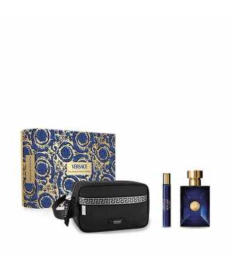 Coffret Versace Dylan Blue pour Homme 100ml: Trio Parfumé